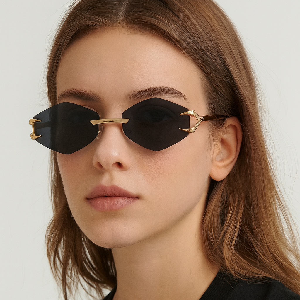 Hook Rimless Sunglasses