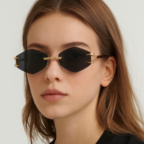Hook Rimless Sunglasses