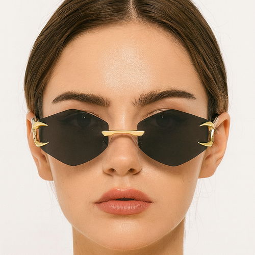 Hook Rimless Sunglasses