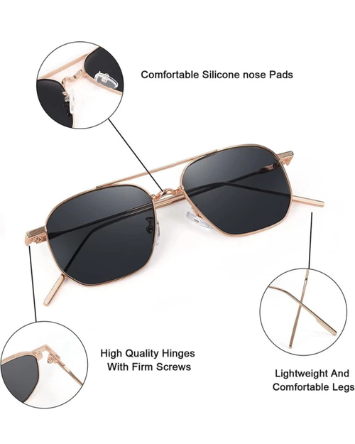 Royal Metal Square Sunglasses