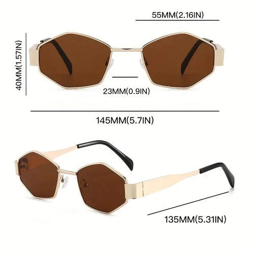 Diamond Oval Sunglasses