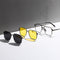 Aviators with Yellow & Black Clip-Ons